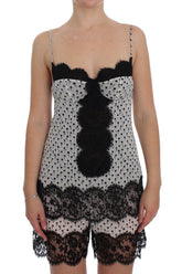 Dolce & Gabbana Black Silk Lace Babydoll Lingerie Top -   -  Dolce & Gabbana.